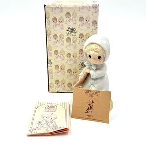 Precious Moments "March" Calendar Girl Porcelain Figurine